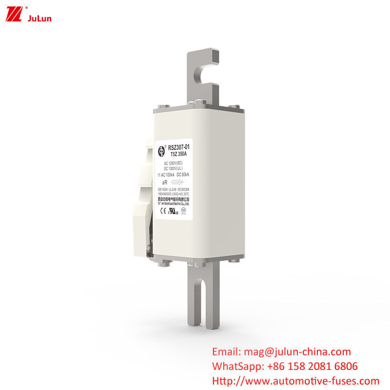 200A DC1000V فیوز ولتاژ بالا برای تجهیزات الکتریکی بولت بر روی فیوز ها برای حفاظت از محدوده جزئی