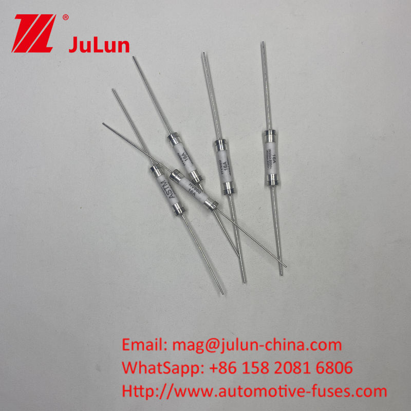HV660 12A 500VDC ASTM فیوزهای سرامیکی خودرو 30KA 10-15A 10A 12A 15A 16A 20A 25A 30A