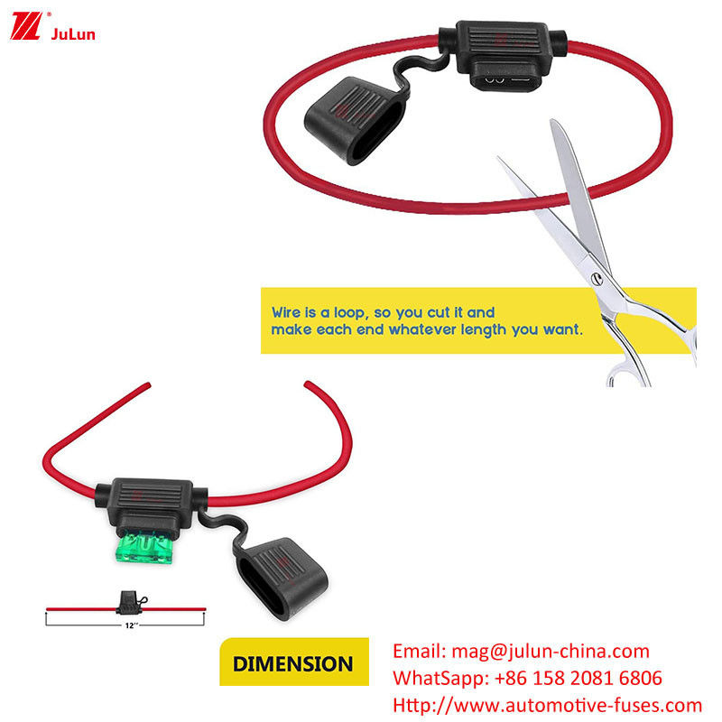 ANS / MIDI کوچک دستی تنظیم مجدد نگهدارنده فیوز خودرو 40 آمپر برای وسایل نقلیه الکتریکی امن