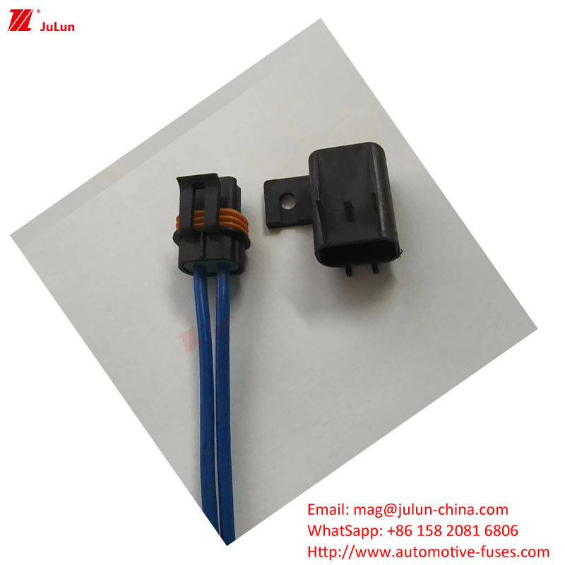 پلاستیک / شیل نایلون 32V حامل فیوز خودروهای الکتریکی 30A-500A 1 قطب تنظیم مجدد دستی