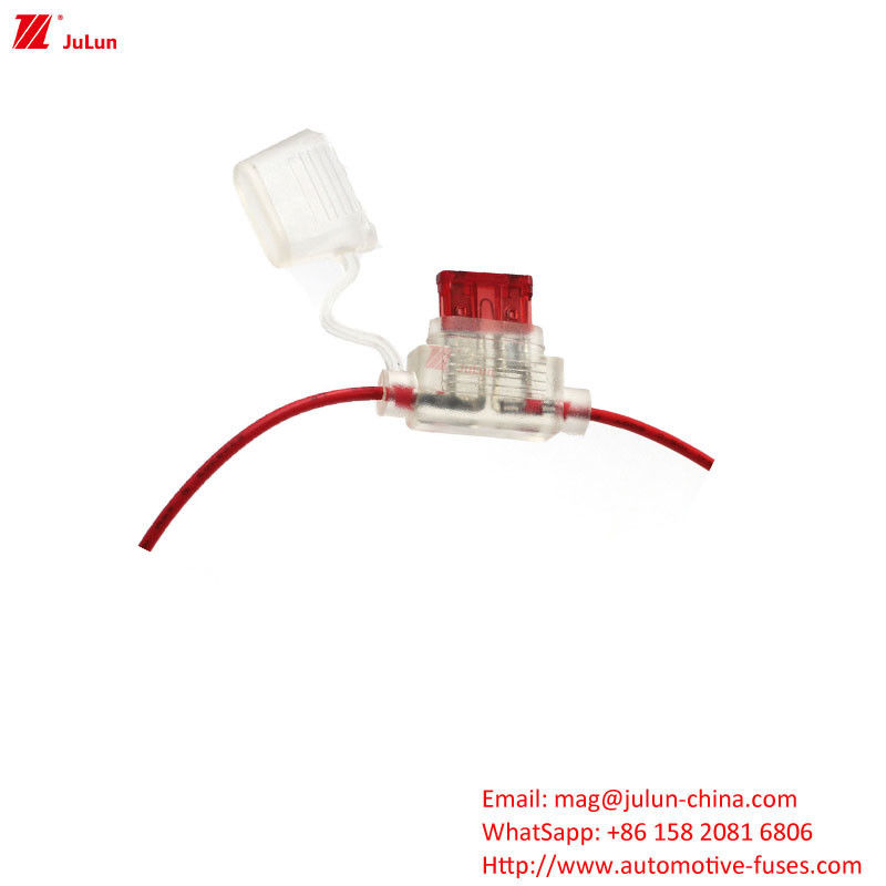 EU UL Standard Automotive Plug In Circuit Breaker Fuse Holder ولتاژ نامی 32V جریان 25A-80A برای وسایل نقلیه الکتریکی