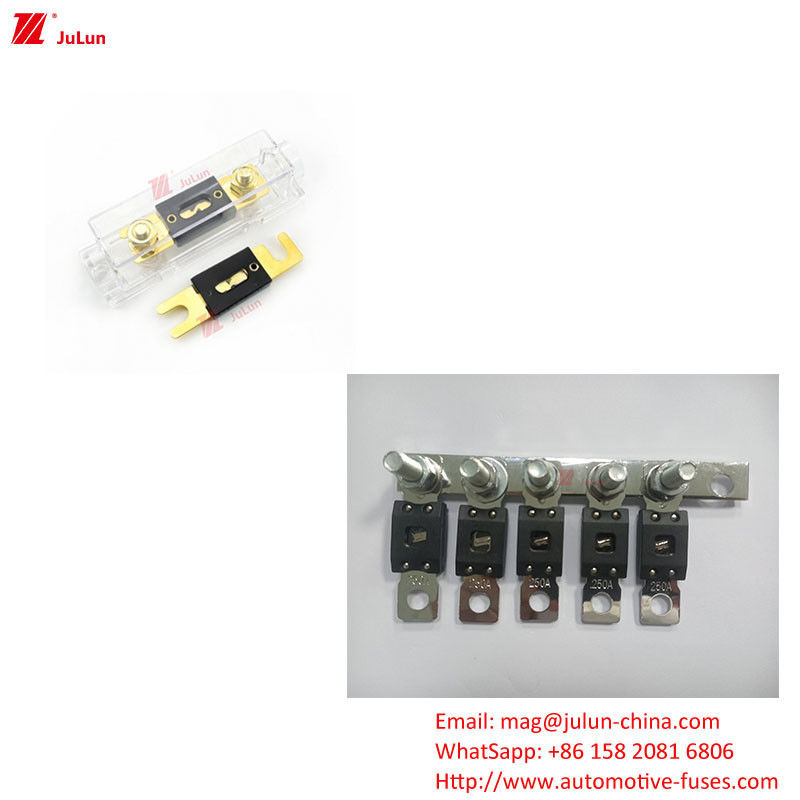 قطب دو قطبی قطعات معدنی اتومبیل دارنده فیوز پلاستیکی خانه ولتاژ 32V / 48V / 72V