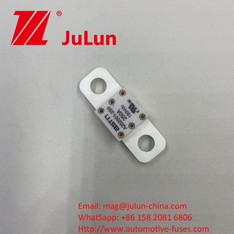 فیوزهای سرامیکی خودرو A202001-350A با ولتاژ 150VDC و 1.0 در 4 ساعت 3.0 در 10s حداکثر