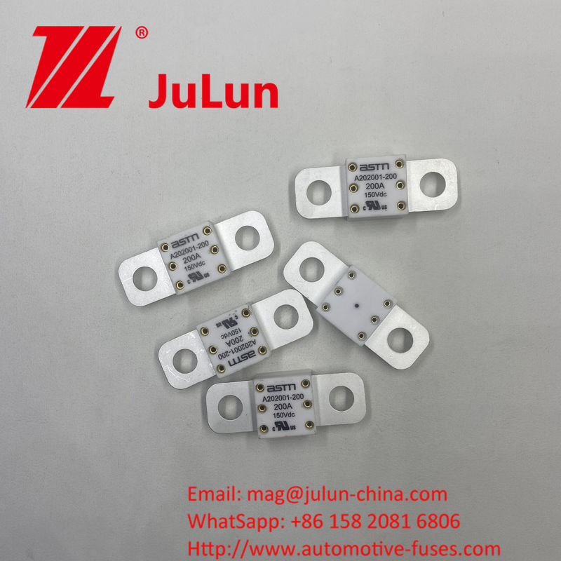 نصب پیچ A202001-300A 150VDC فیوزهای سرامیکی خودرو مناسب برای تبدیل قدرت 150VDC ولتاژ خروجی