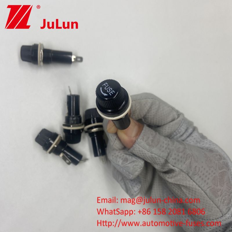 6x30 6x32mm پانل نصب شده نگهدارنده فیوز خودرو نوع 10A 20A 250V پایه بلوک فیوز PCB