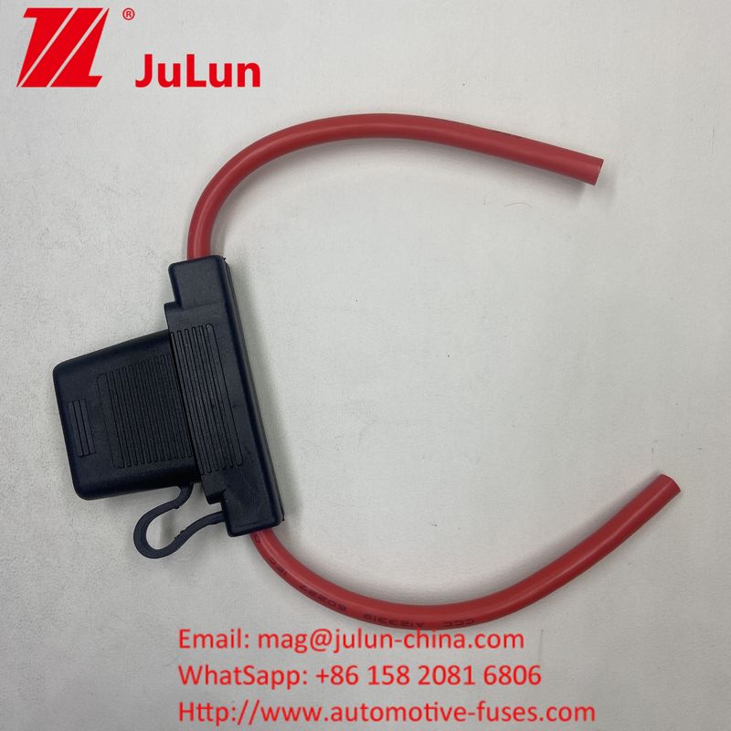 نگهدارنده فیوز داخلی ATC / ATO 14AWG 16AWG 18AWG 20AWG سیم کشی 80AMP تیغه فیوز نگهدارنده فیوز خودرو