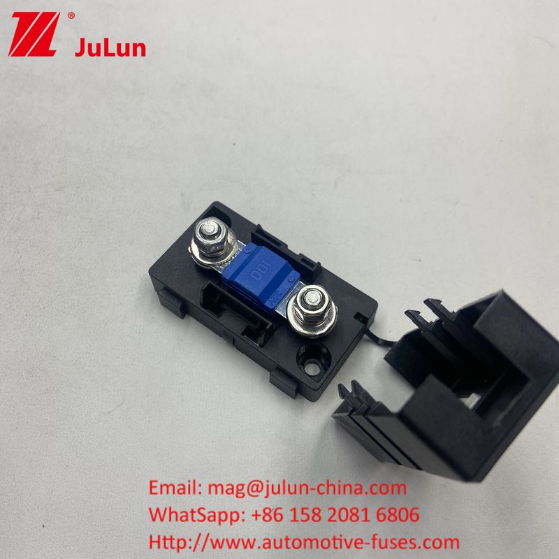 نگهدارنده فیوز نگهدارنده برای فیوز نوار ANS با 12V 24V 32V 58V 200A Midi بولت پایین فیوز بلوک ANS-H