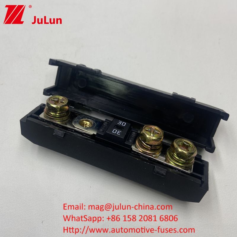 کامیون ها ANS ANF ANG نگهدارنده فیوز اتومبیل 30-120a 32VDC جعبه فیوز اتومبیل تک طرفه