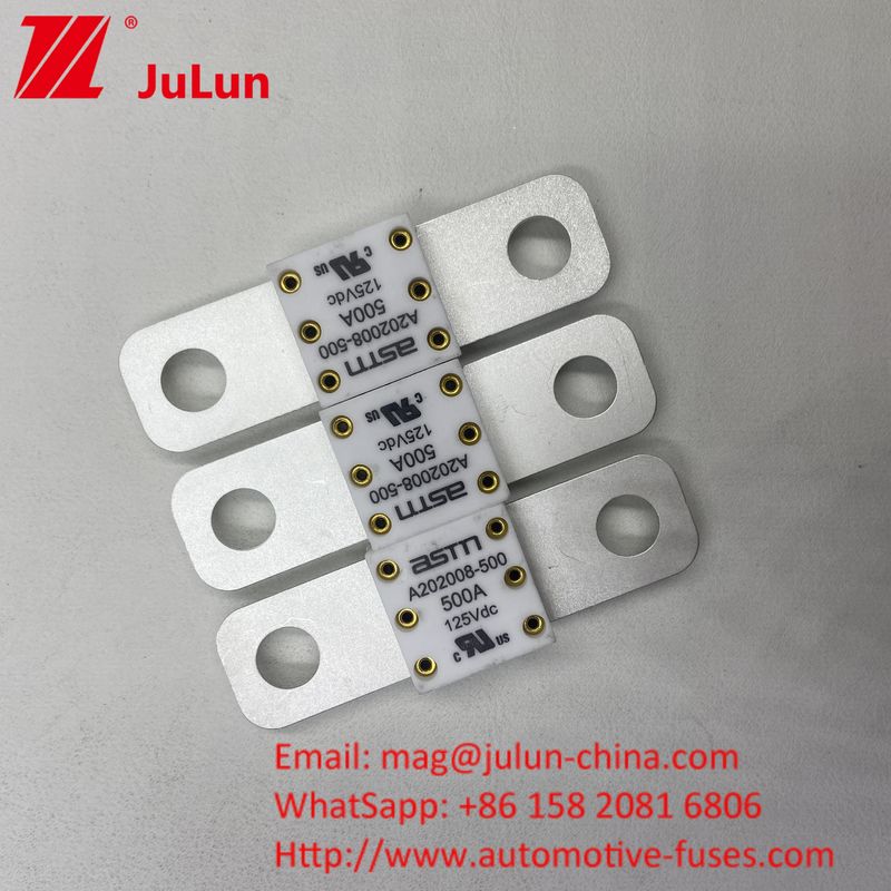خودروهای الکتریکی EV رنگ سفید 350 آمپر فیوز سرامیکی 125VDC