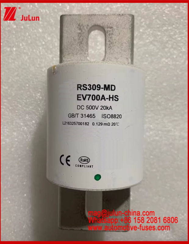 فیوز خودروهای الکتریکی RS309-MD-EV700A-HS 500VDC 20KA اتومبیل بولت استود نصب پایه فیوز طراحی شده ویژه برای وضعیت خودرو