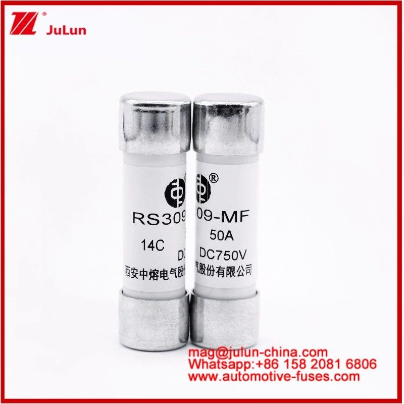 ماشین بولت استود ماونت لوله گرد کارمیک فیوز RS309-MF 50A DC750V DC برای EV / HEV