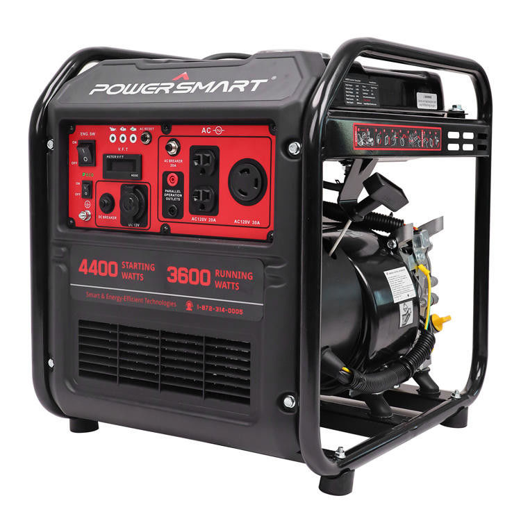اسپریگر الکتریکی بدون هوا LED Light Home InvertorB Portable Usa Powersmart 4400w ژنراتور گاز برای کمپینگ