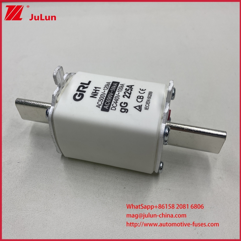NH000 NT000 300A 225A 500V 120kA قابلیت شکستن بالا فیوز فیوز لینک با GG-gL چاقو contactor تیغه