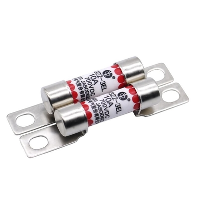 EV322 3EL Electric Vehicle Fuse 10A 16A 20A 25A 32A 700VDC نوع پیچ لوله گرد