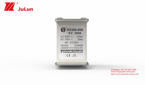 RS306-000-EV EVRoad Vehicle Fuse 350A 750V عملکرد تنظیم مجدد خودکار ترافیک کوچک