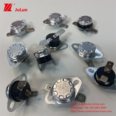 KSD301 ترموستات دو فلزی به طور معمول بسته شده برای آب بطری آب الکتریکی