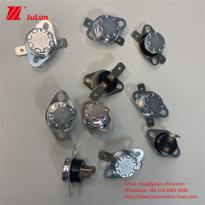 KSD301 ترموستات 10A 250V دو فلزی مورد استفاده در کتری قهوه ترموستات کنترلگر دما