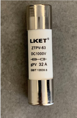 63A 1000VDC فیوز خورشیدی PV F - 14x51mm محدوده دمای -50-105°C