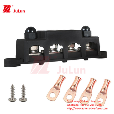 اتوبوس Rv Yacht Bus M8M10 ترمینال سیم کشی جریان بالا جریان 20A ABS زنک آلیاژ مس 248g