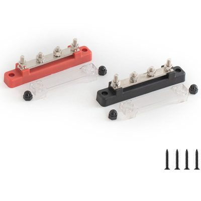 پست باتری توزیع برق ترمینال بلوک 250AMP اتوماتیک دریایی برقی Busbar 4 استود 5/16 