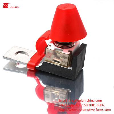 صندلی پر شده حامل فیوز باتری خودروهای برق انرژی جدید 58V 50A-300A عایق با فیوز