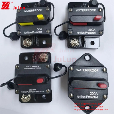 300A RV قطع کننده مدار 48V موتور فیوز اینورتر حفاظت کننده بیش از حد دریایی بازنشستن قطع کننده مدار
