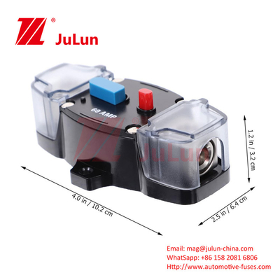 12V-48V RV SUV Dc قطع کننده مدار تنظیم مجدد دستی 50-300A برای ماشین کامیون RV Atv موتورهای ترول دریایی وسایل نقلیه قایق