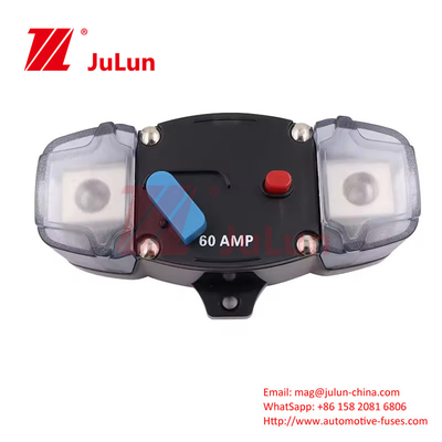 بازنشستن دستی با دکمه ی قطع ارتباط 300A 48V ضد شعله ضد آب RV Yacht Circuit Breaker Overheat An