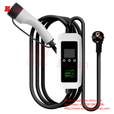 تفنگ شارژ انرژی جدید تفنگ شارژ استاندارد اروپایی نوع 2 شارژر EV 7KW دسته شارژ قابل حمل
