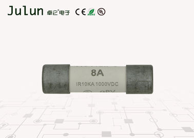 فیوز بالا ولتاژ 8 آمپر سرامیکی 10x38mm 1000v Dc سرب سریع مواد برش سرب