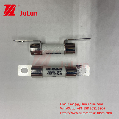 10x38mm فيوز اتومبیل سرامیکی بولت نصب EV FUSE قابلیت اطمینان محیط مطابق با ISO8820