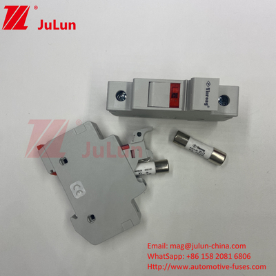 1000VDC فيوز خورشیدی سرامیکی 30kA 10x38mm قیمت پایین 10x85mm PV فيوز خورشیدی سرامیکی DC Fuse Link 1500vdc PV Fuse Fa