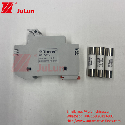 TUV CE 10 * 38mm DC 1000V فيوز خورشیدی PV فیوز 20A با حفاظت نگهدارنده فیوز LED برای اینورتر خورشیدی
