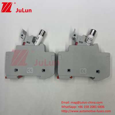 1000VDC 1500VDC 500VDC پانل خورشیدی DIN راه آهن DC 32 آمپر دارنده فیوز خورشیدی با فیوز برای PV Pho