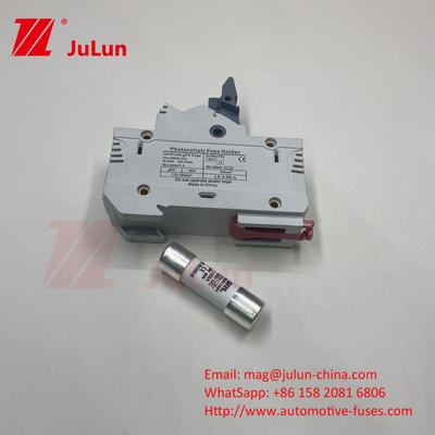 فيوز فيوز خورشیدی فتوولتائیک Inverter PV با بدن سرامیکی DIN Mount Dc فيوز 250a 10x85 1500Vdc فيوز فيوز 15