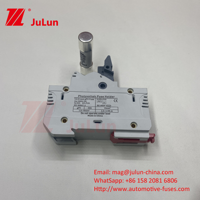 1000VDC خورشیدی PV دین ریل فیوز بالون فیوز 10x38mm RT18-32 فیوز لینک AC