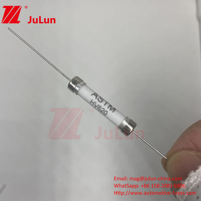 ASTM HV620 500mA 1A 2.5A 3A 1000VDC فیوزهای سرامیکی اتومبیل 6x30mm