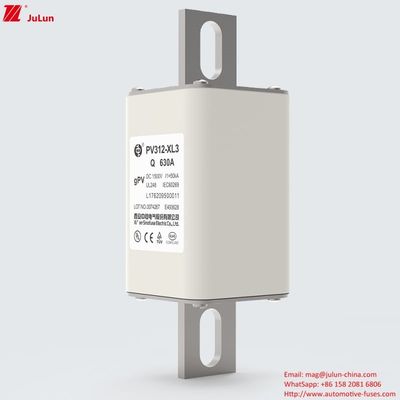PV312-XL3-Q 630A فیوز های محافظ فتوولتائیک بولت شده با تایید UL TUV CE RoHS