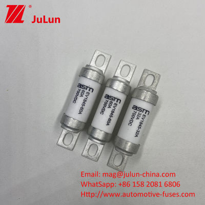 80A 700VDC M6 10kA فیوز ظرفیت شکستن برای شارژ خودروهای الکتریکی DC
