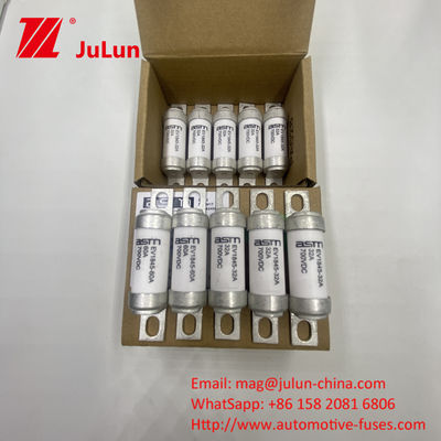 35A 5-150A 700VDC 10KA فیوز ولتاژ خودروهای الکتریکی برای فیوز DC
