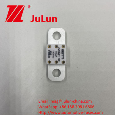 فیوزهای سرامیکی اتومبیل A202001 200A 150VDC برای محافظت از مدار کوتاه اندازه کوچک