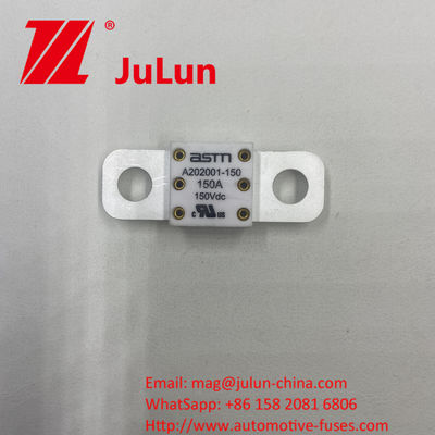 سیستم الکتریکی خودرو ASTM 20200-400A 150VDC با فیوزهای سرامیکی خودرو ویژگی های الکتریکی 1.0 در 4 ساعت 3.0 در 10 ثانیه حداکثر