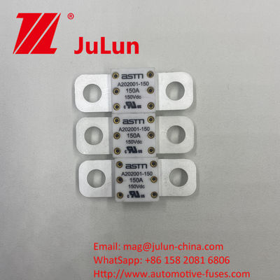 ASTM جریان الکتریکی 100A 150VDC A202001 فیوز ماشین سرامیکی برای عملکرد پایدار
