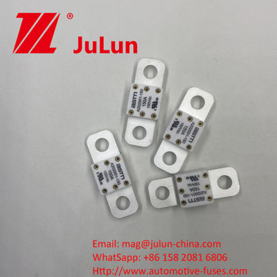 250A 150VDC ASTM A202001-300A فیوزهای سرامیکی خودرو با روش نصب پیچ