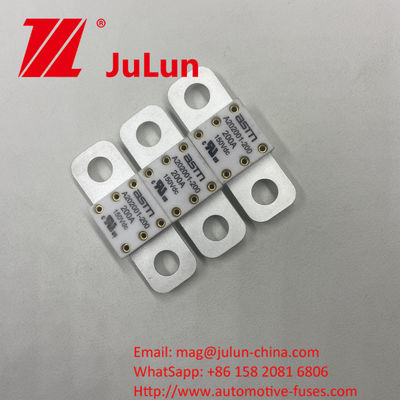 فیوز های سرامیکی خودرو A202001-250A با فاصله سوراخ 39 میلی متر و تورم تنگ توصیه شده 11-13N · m برای نصب M8