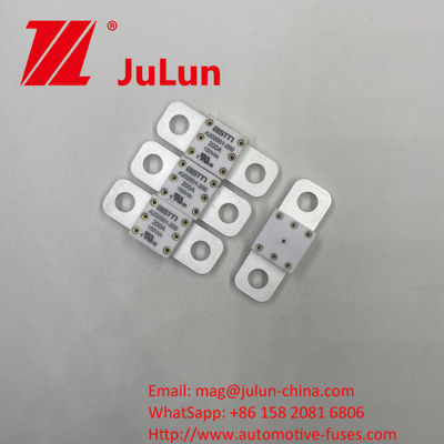 وسیله نقلیه سرامیکی A202001-400A 150VDC فیوز ویژگی های الکتریکی 1.0 در 4 ساعت 3.0 در 10 ثانیه حداکثر فاصله سوراخ 39mm