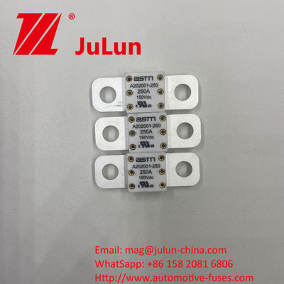 فیوز های سرامیکی اتومبیل ASTM برای سیستم کشش EV توصیه شده A202001 500A 125VDC