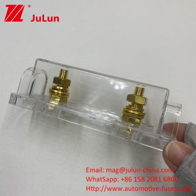 طراحی ضد گرد و غبار دارنده فیوز شفاف ANL 20A 30A 80A 100A 200A 300A 400A 500A جریان نامشخص