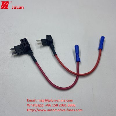 آداپتور پلگ استاندارد Mini Tap Car Fuse Holder 10A / 15A / 20A برنج قفس پوششی ساده مارپیچ
