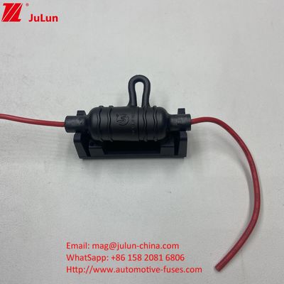 10 * 38mm فیوز های استوانه ای ضد آب IP68 پوشه نگهدارنده فیوز در خط با سیم UL برای